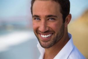 man with a stunning white smile